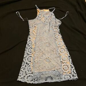 Francesca's Collections Blue Spaghetti Strap Sundress